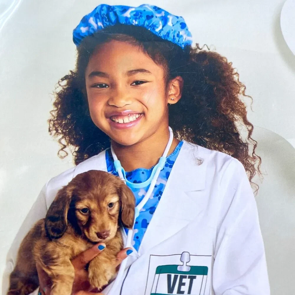 Kids Veterinarian Halloween Costume Vet Size Small 6-7 Doctor NEW